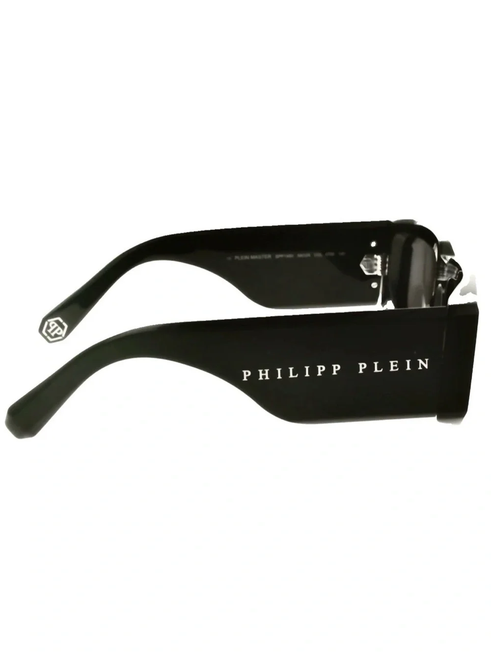 NEW Philipp Plein Master SPP 149V COL  Unisex Black 0700 Sunglasses  Authentic